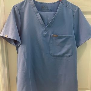 Figs Scrub Set in Ceil Blue